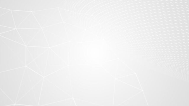 White color abstract modern design low poly pattern geometrical seamless loop able background for presentation