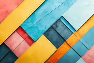 Abstract Geometric Pattern with Vibrant Colors