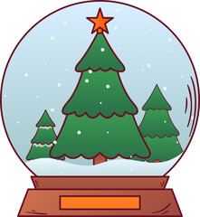 Snowball Christmas Sticker