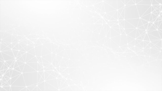 White color abstract modern design low poly pattern geometrical seamless loop able background for presentation