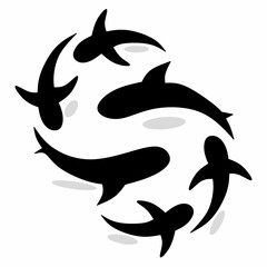 shark illustration design 