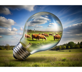 Sustainable farming practices and green energy