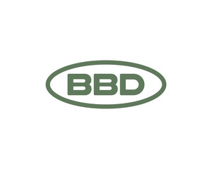 BBD logo design vector template