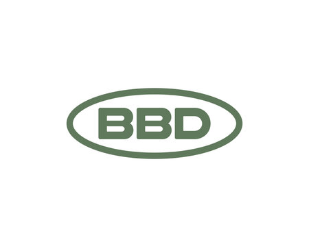 BBD logo design vector template