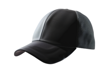 Sports Black cap isolated on transparent background