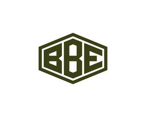 BBE logo design vector template