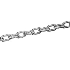 Obraz premium 3D Chrome Chains