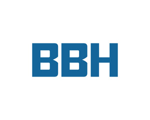 BBH logo design vector template