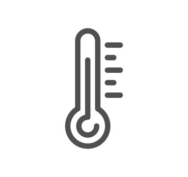 recommend clip art: Temperature and thermometer related icon outline and linear vector.	
                    