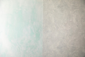 Wallpaper to wall at home. Renovation