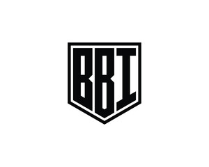 BBI Logo design vector template
