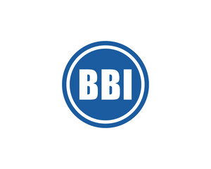 BBI Logo design vector template