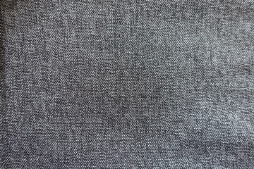 View of heather grey viscose and polyester fabric from above