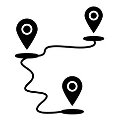 Location pin icon. Map pin place marker. Location icon. Map marker pointer icon. 
