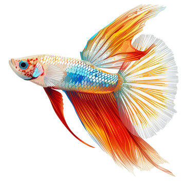 recommend clip art: Clipart illustration of guppy on a white background. Suitable for crafting and digital design projects.[A-0001]