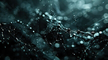 Abstract dark lights background. Future innovation high-tech digital communication business connection, clear and crisp details. Technology global network particle luxury