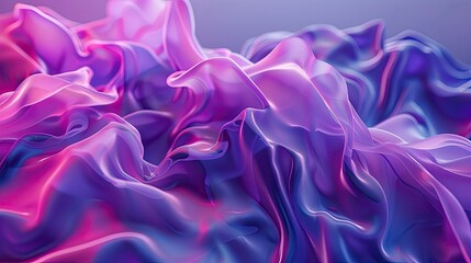 Obraz premium 3D abstract fluid shapes in vibrant colors
