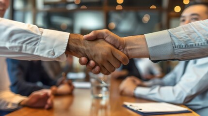 handshake between two professionals