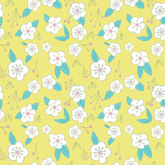 Seamless pattern floral design wallpaper, tablecloth, phonecase, texture 