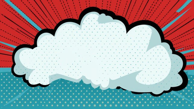  Add a touch of fun to your project with a vibrant speech bubble graphic.