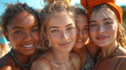 Fototapeta premium Friendship Day, a worldwide celebration of human connection.