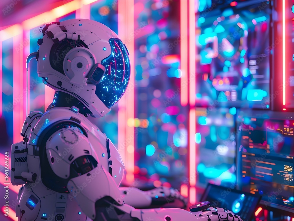 Poster an ai driven creative studio where digital and collaborate on multimedia projects and innovations