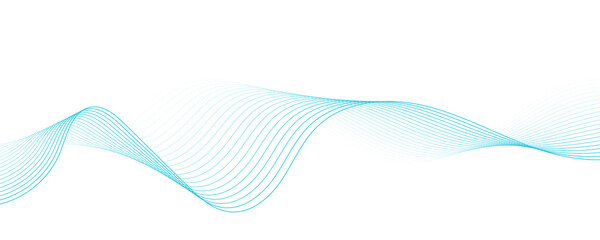 Abstract vector background with blue wavy lines. EPS10
