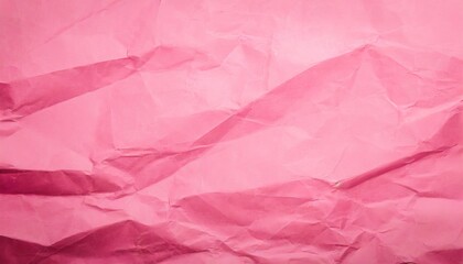 crumpled pink paper texture background