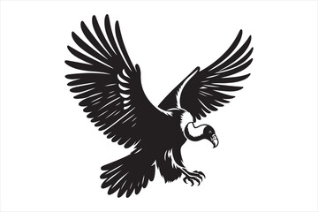 Fototapeta premium Condor Vector silhouette image