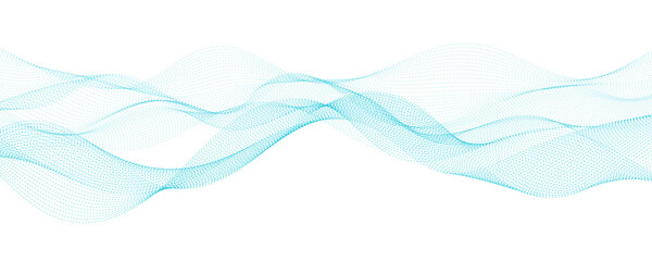 Abstract vector background with blue wavy lines. EPS10
