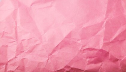 crumpled pink paper texture background