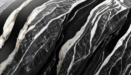 Obraz premium black marble texture background and wallpaper