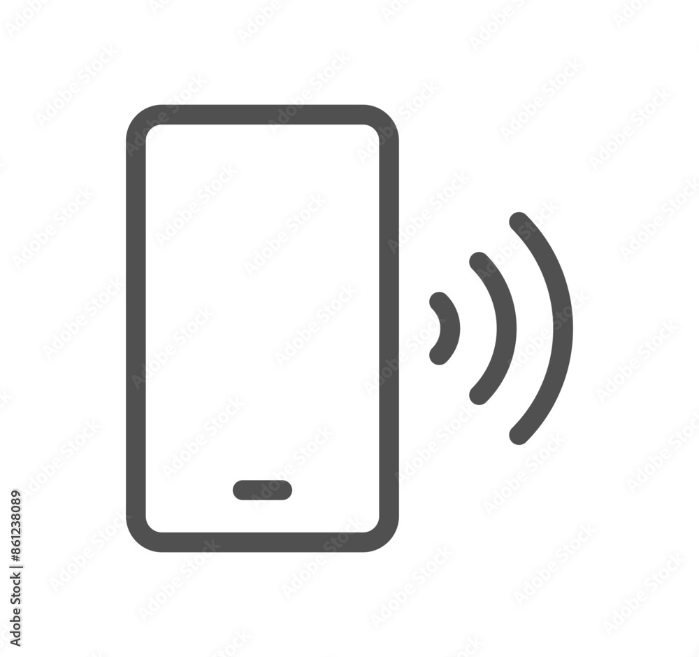 Poster payment method related icon outline and linear vector.