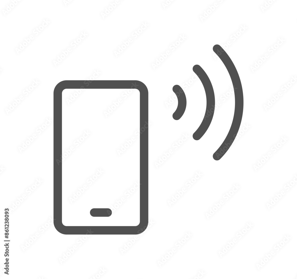 Poster payment method related icon outline and linear vector.