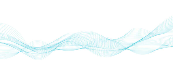 Abstract vector background with blue wavy lines. EPS10
