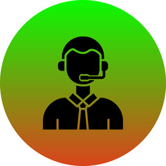 Call Center Agent Icon