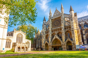 Westminster Abbey in centre of London, UK