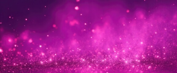 Obraz premium Fire embers particles over Pink background. Fire sparks background. Abstract dark glitter fire particles lights