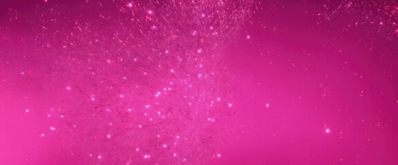 Obraz premium Fire embers particles over Pink background. Fire sparks background. Abstract dark glitter fire particles lights