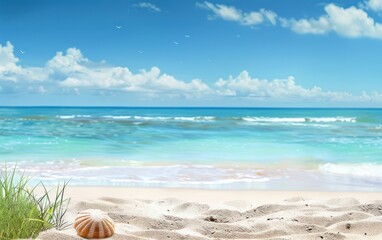 Summer beach background