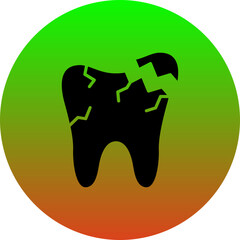 Broken Tooth Icon