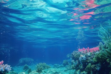 Fototapeta premium Underwater background