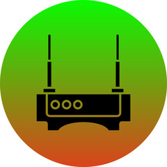 Fototapeta premium Router Icon