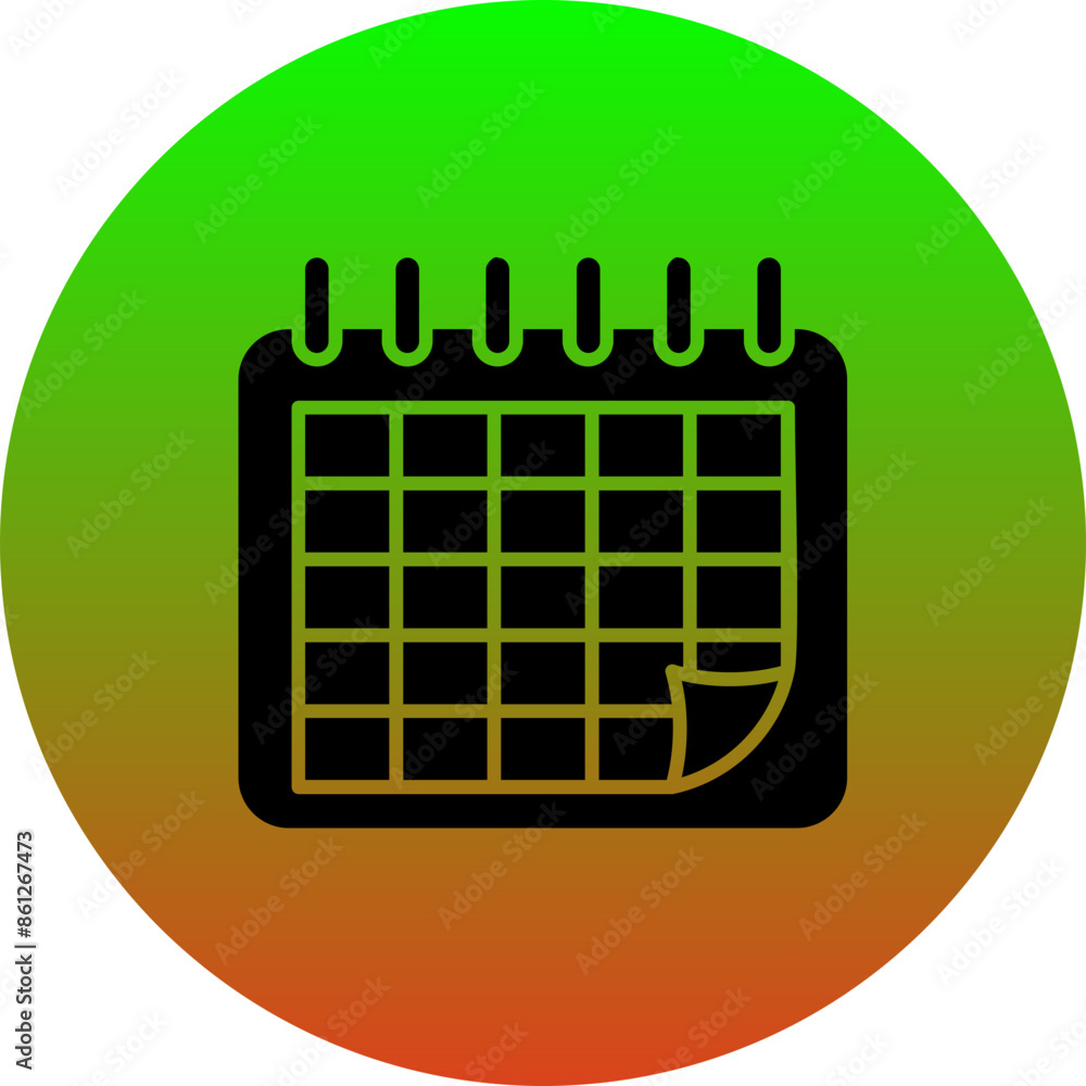 Canvas Prints calendar icon