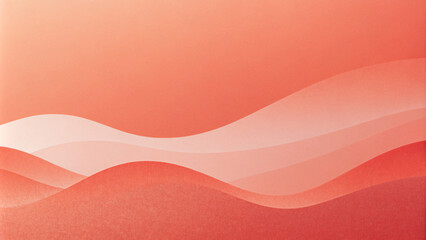 Obraz premium Abstract peach color background with flowing wavy lines in a vector design style