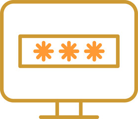 System Password Vector Icon