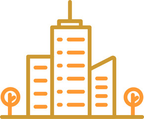 Obraz premium Building Vector Icon