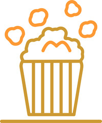 Popcorn Vector Icon