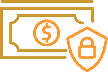 Secure Money Vector Icon