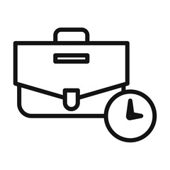 Office Schedule Icon Ideal for Time Management